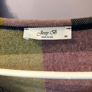 Modcloth Sweaters - Plus-size ModCloth plaid sweater Modcloth Sweaters - Plus-size ModCloth plaid sweater